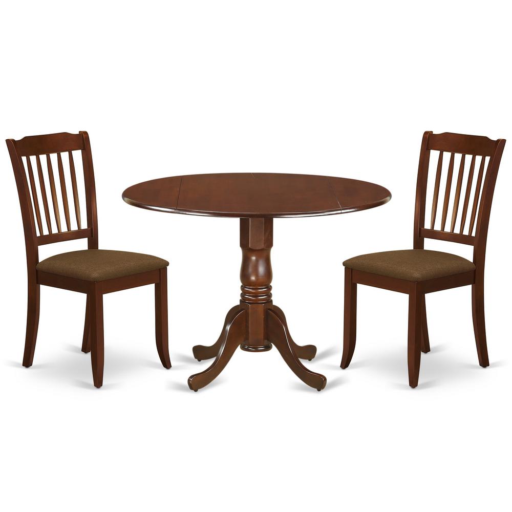 Dining Room Set Mahogany, DLDA3-MAH-C. Picture 1