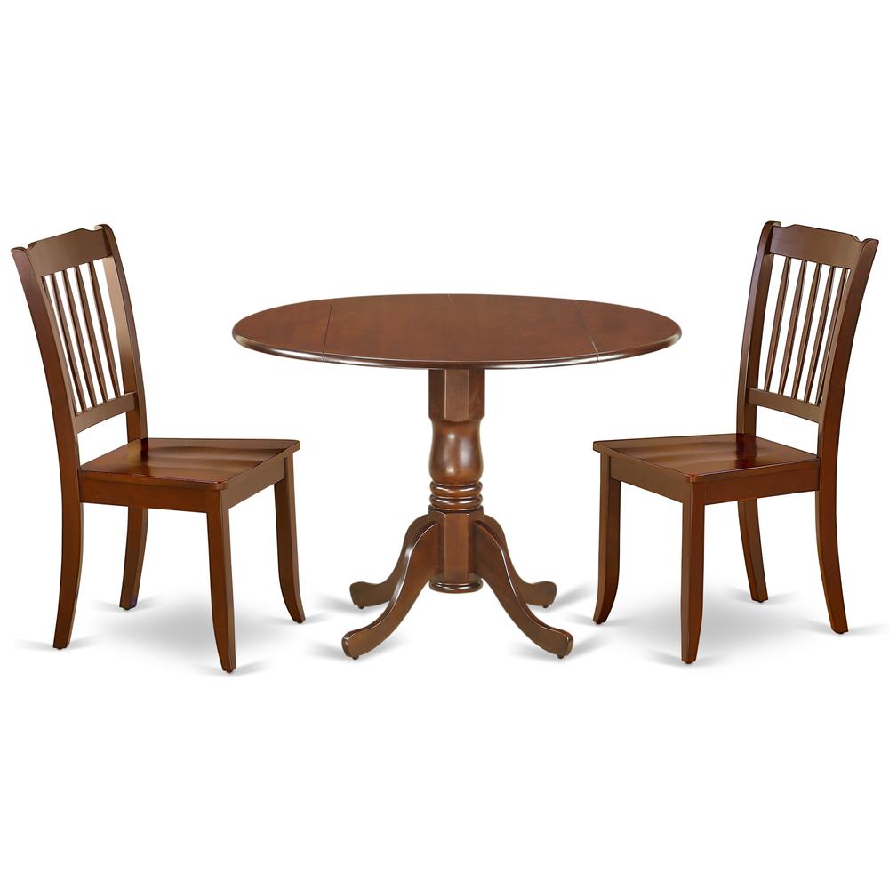 Dining Room Set Mahogany, DLDA3-MAH-W. Picture 1