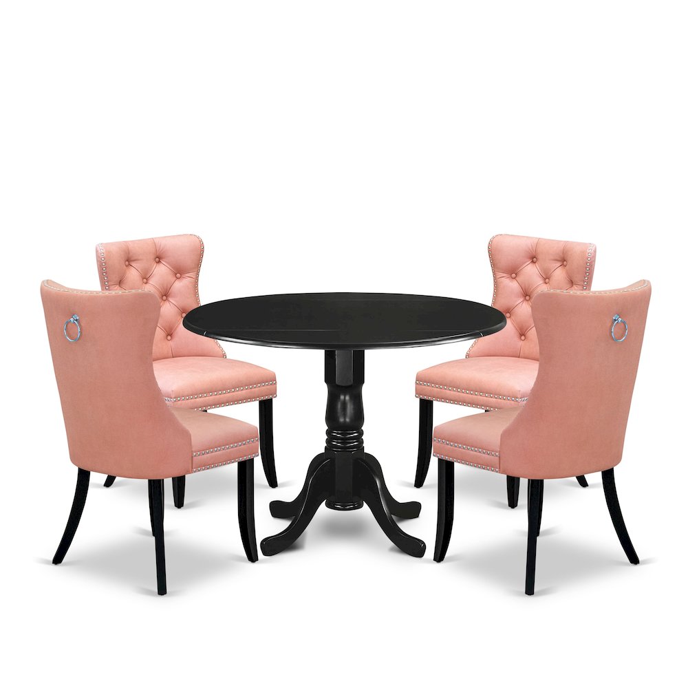 5 Piece Modern Dining Table Set. Picture 1