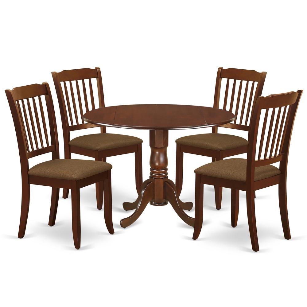 Dining Room Set Mahogany, DLDA5-MAH-C. Picture 1