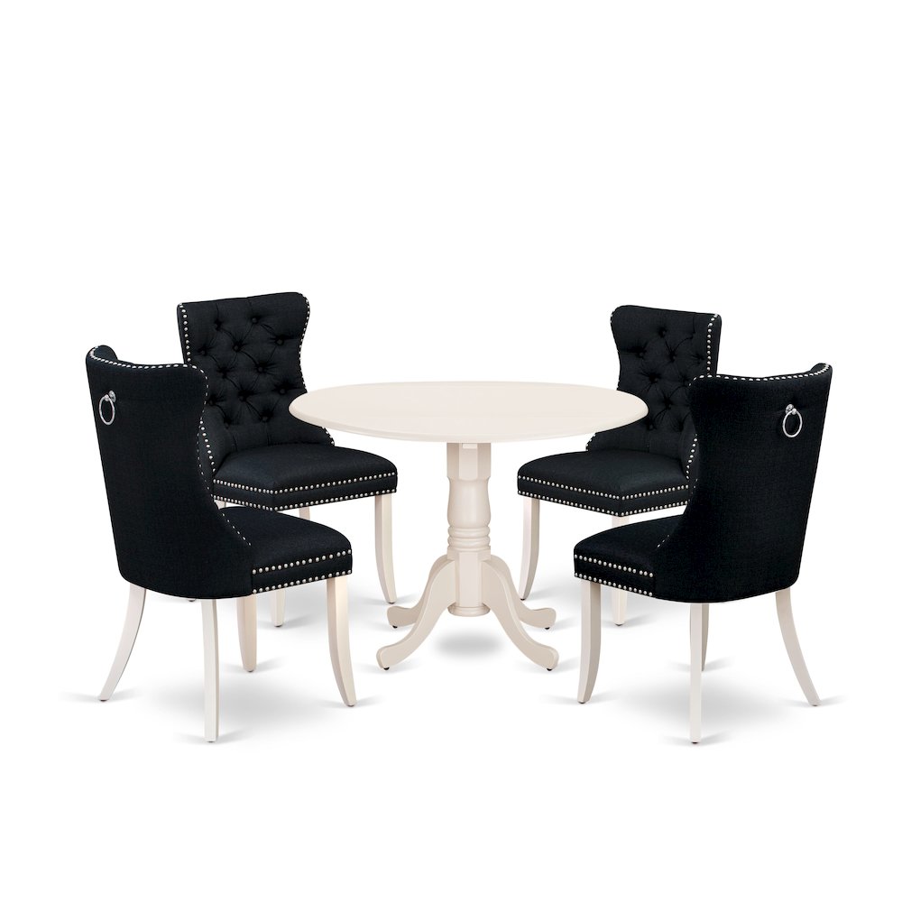 5 Piece Modern Dining Table Set. Picture 1