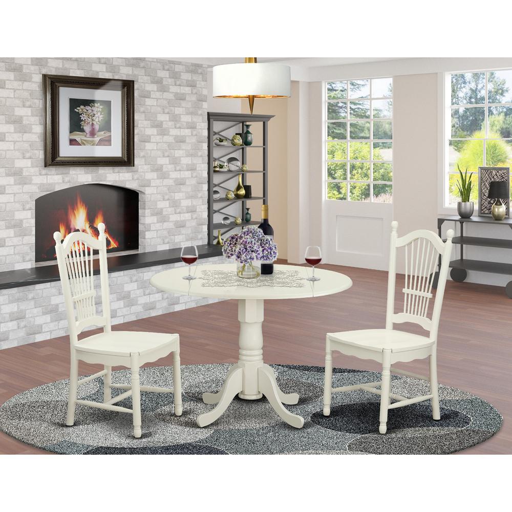 3  PcKitchen  dinette  set  for  2-Dinette  Table  and  2  Dining  Chairs. Picture 1