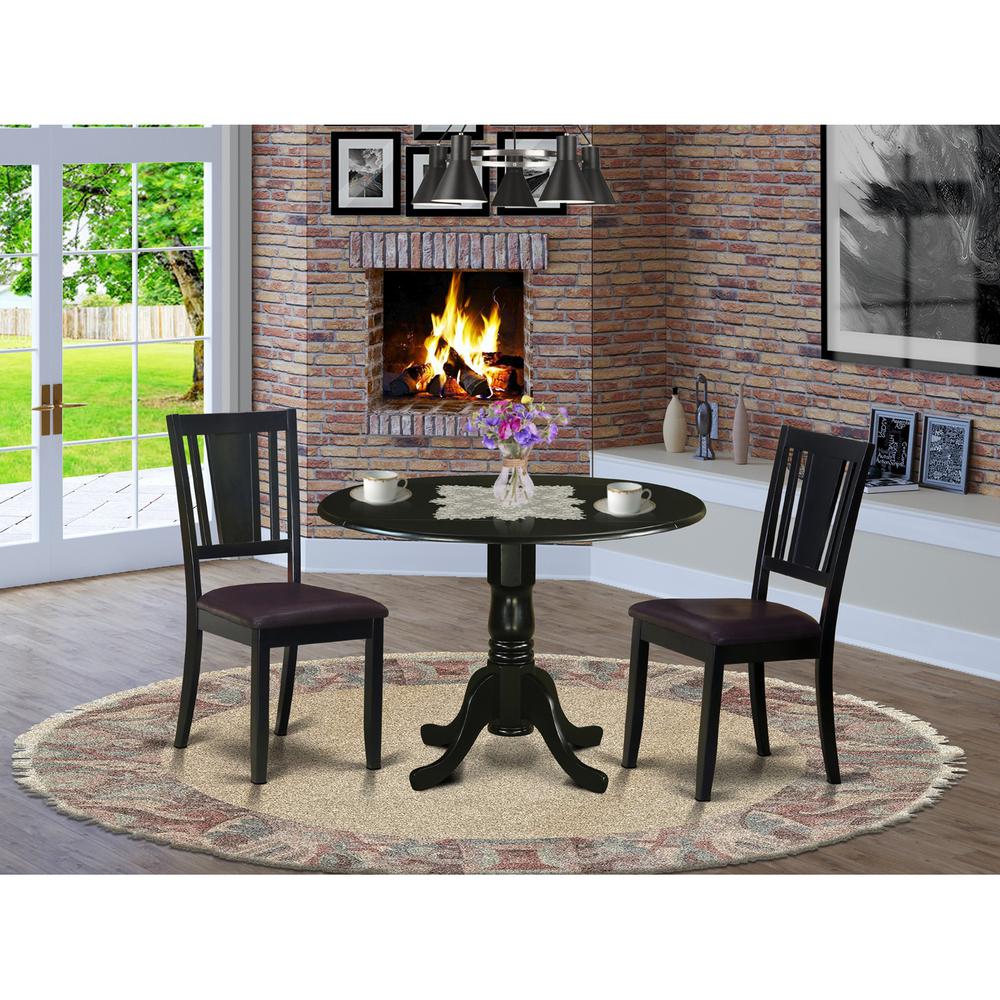 3  Pc  Kitchen  Table  set  for  2-Dinette  Table  and  2  Kitchen  Chairs. Picture 1