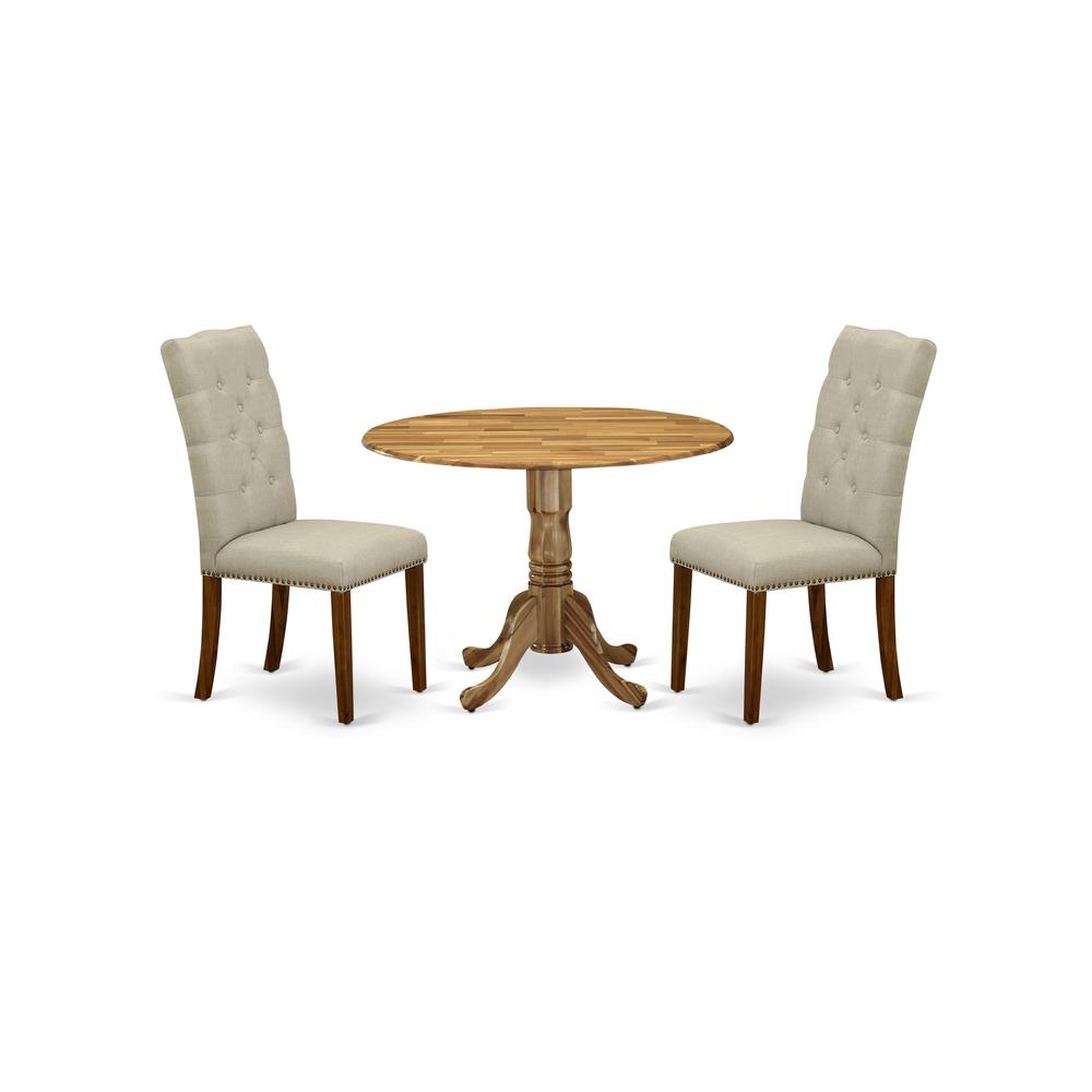 Dining Room Set Natural, DLEL3-ANA-05. Picture 1