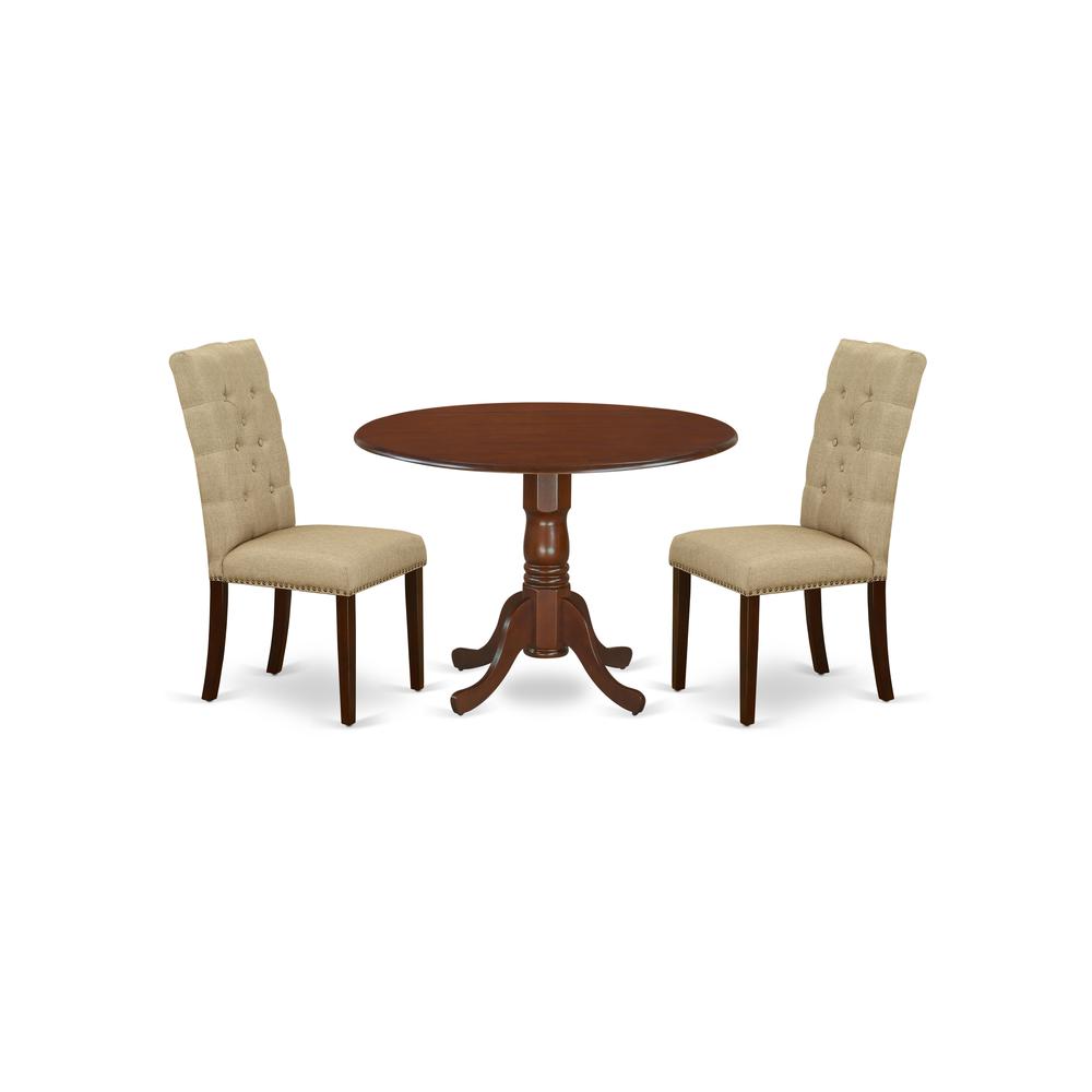 Dining Room Set Mahogany, DLEL3-MAH-16. Picture 1