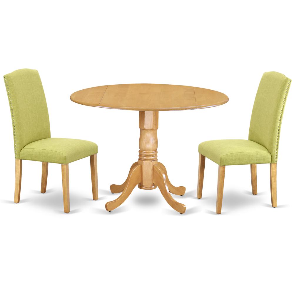 Dining Room Set Oak, DLEN3-OAK-07. Picture 1