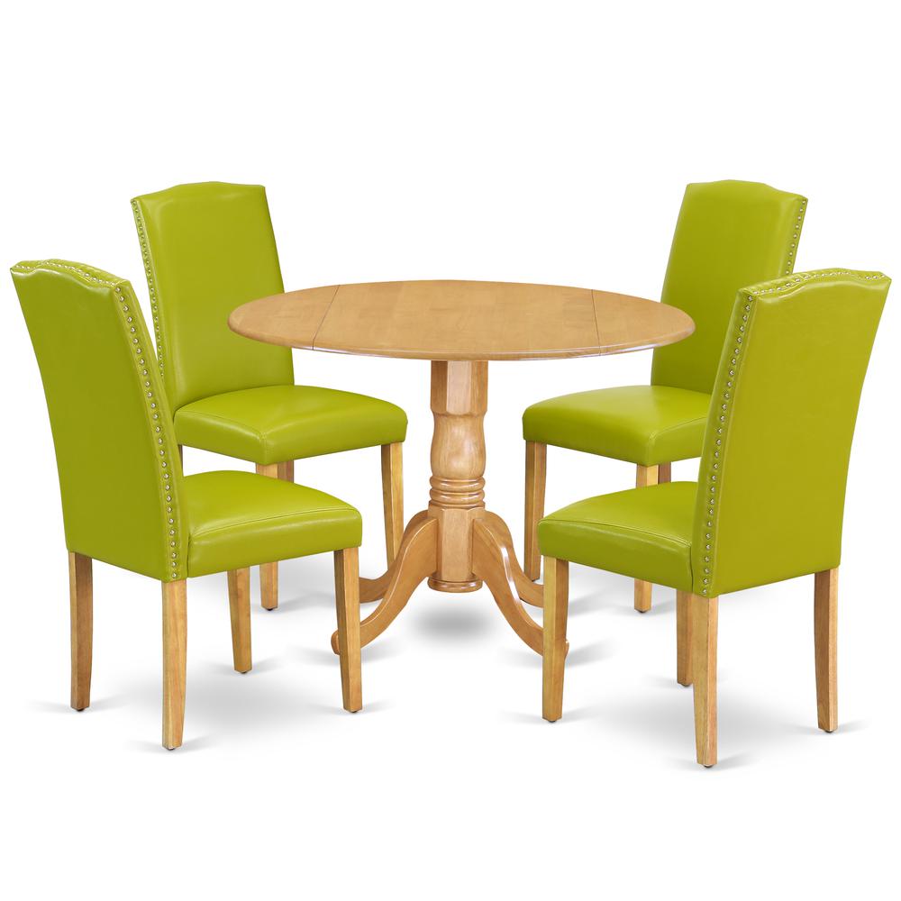 Dining Room Set Oak, DLEN5-OAK-51. Picture 1