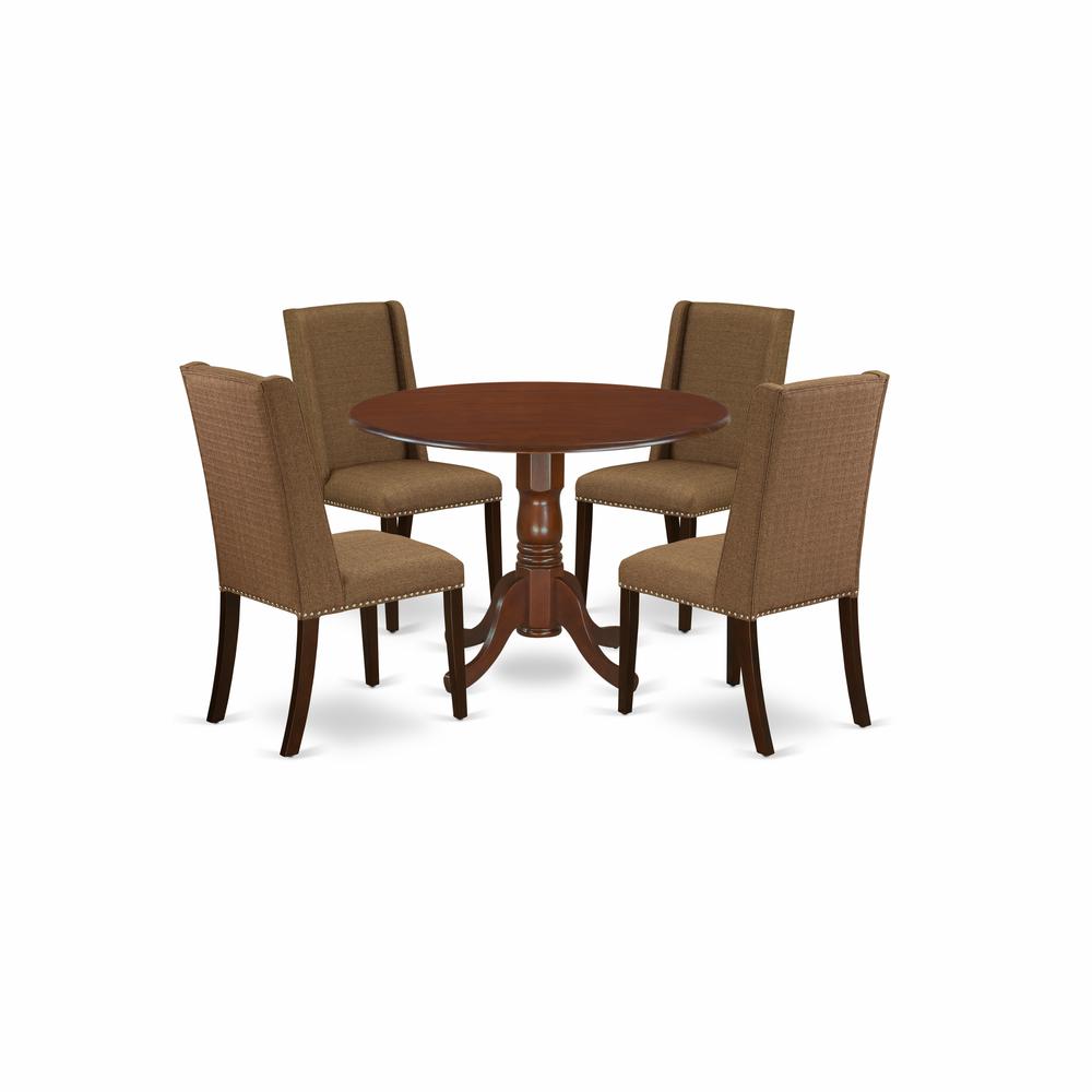 Dining Room Set Mahogany, DLFL5-MAH-18. Picture 1