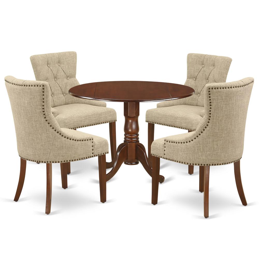 Dining Room Set Mahogany, DLFR5-MAH-05. Picture 1