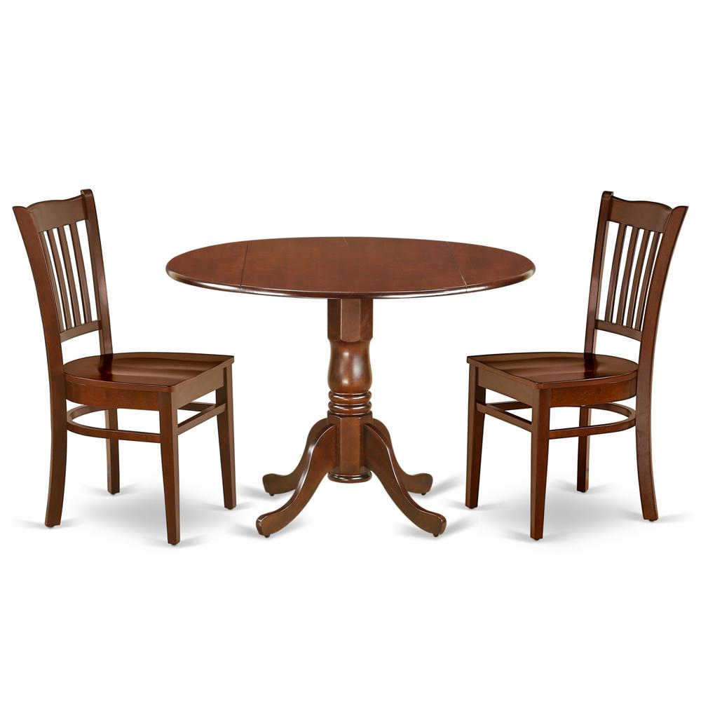 Dining Room Set Mahogany, DLGR3-MAH-W. Picture 1