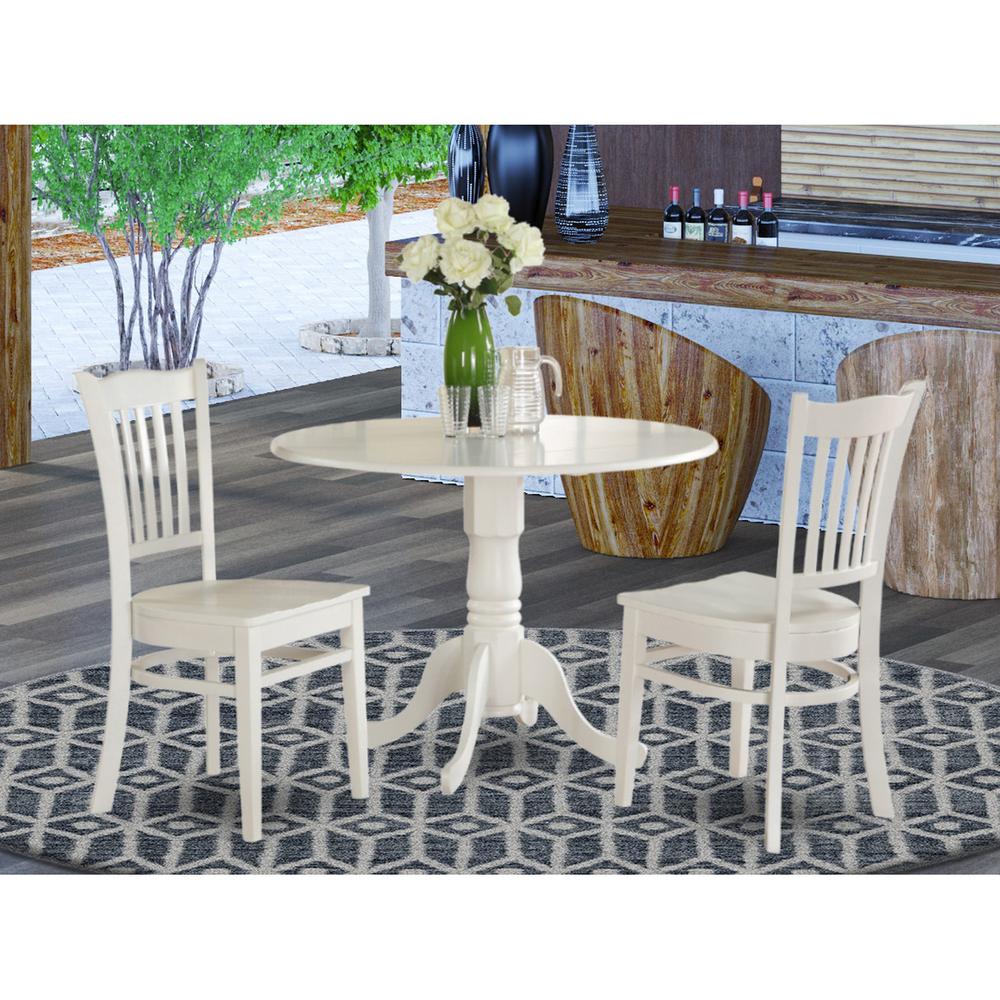 3  PC  small  Kitchen  Table  set-Kitchen  Table  and  2  Kitchen  Chairs.. Picture 4