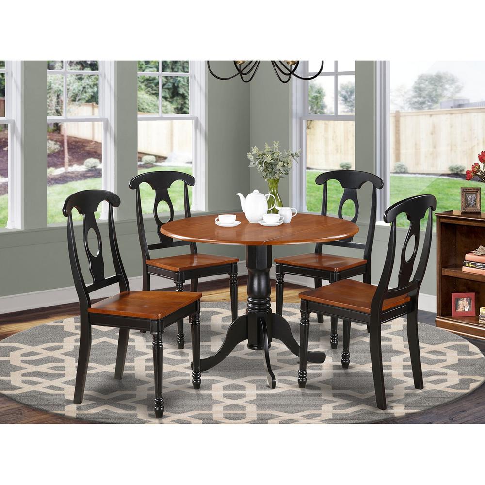 5  PC  small  Kitchen  Table  set-Table  and  4  dinette  Chairs. Picture 2