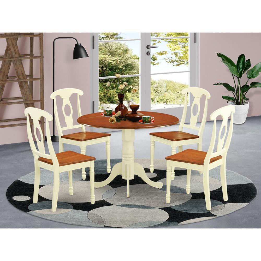5  PC  Dining  set-Dining  Table  and  4  Dining  Chairs. Picture 2