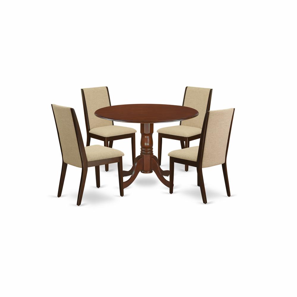 Dining Room Set Mahogany, DLLA5-MAH-04. Picture 1