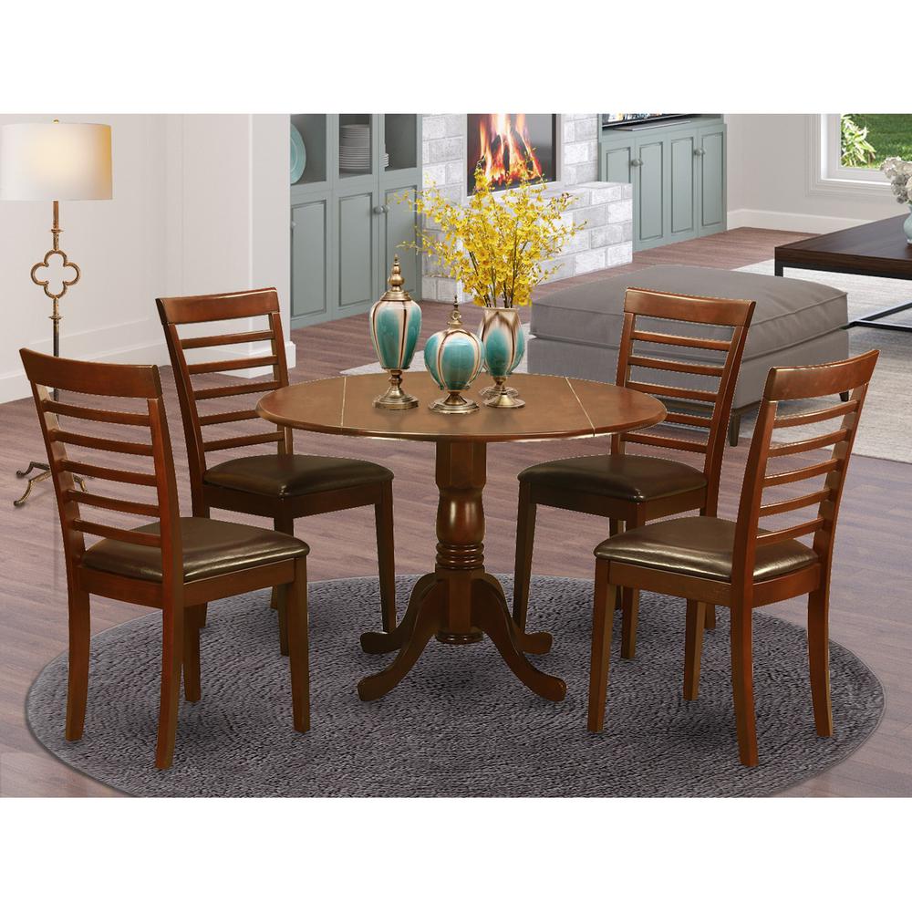 5  Pc  small  Kitchen  Table  and  Chairs  set-small  Kitchen  Table  and  4  Dining  Chairs. Picture 2