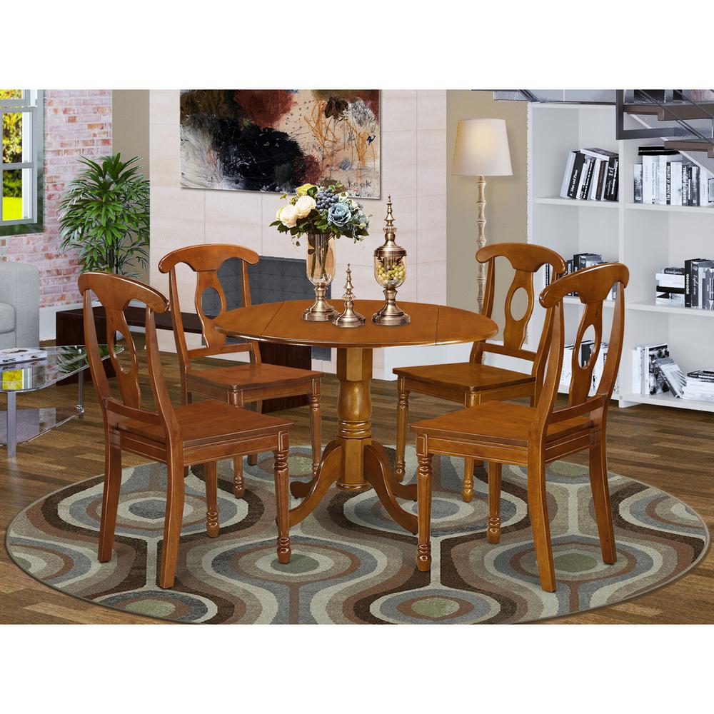 5  PC  Kitchen  nook  Dining  set-breakfast  nook  and  4  dinette  Chairs. Picture 2