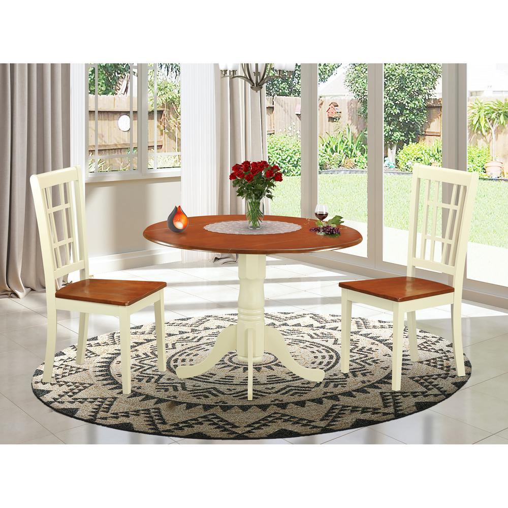 3  Pc  Dinette  set  for  2-Table  and  2  dinette  Chairs. Picture 1