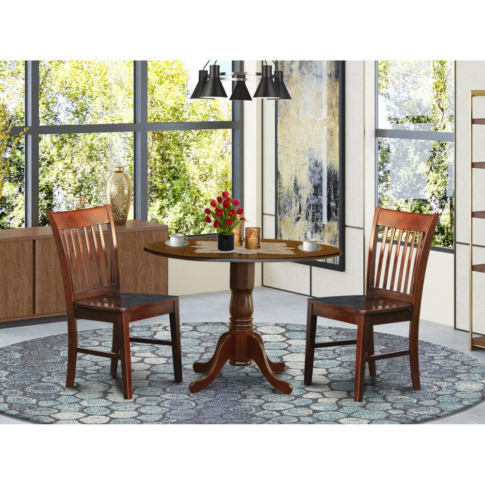 3 PC Kitchen nook Dining set-Kitchen Dining nook and 2 Kitchen Chairs. Picture 4
