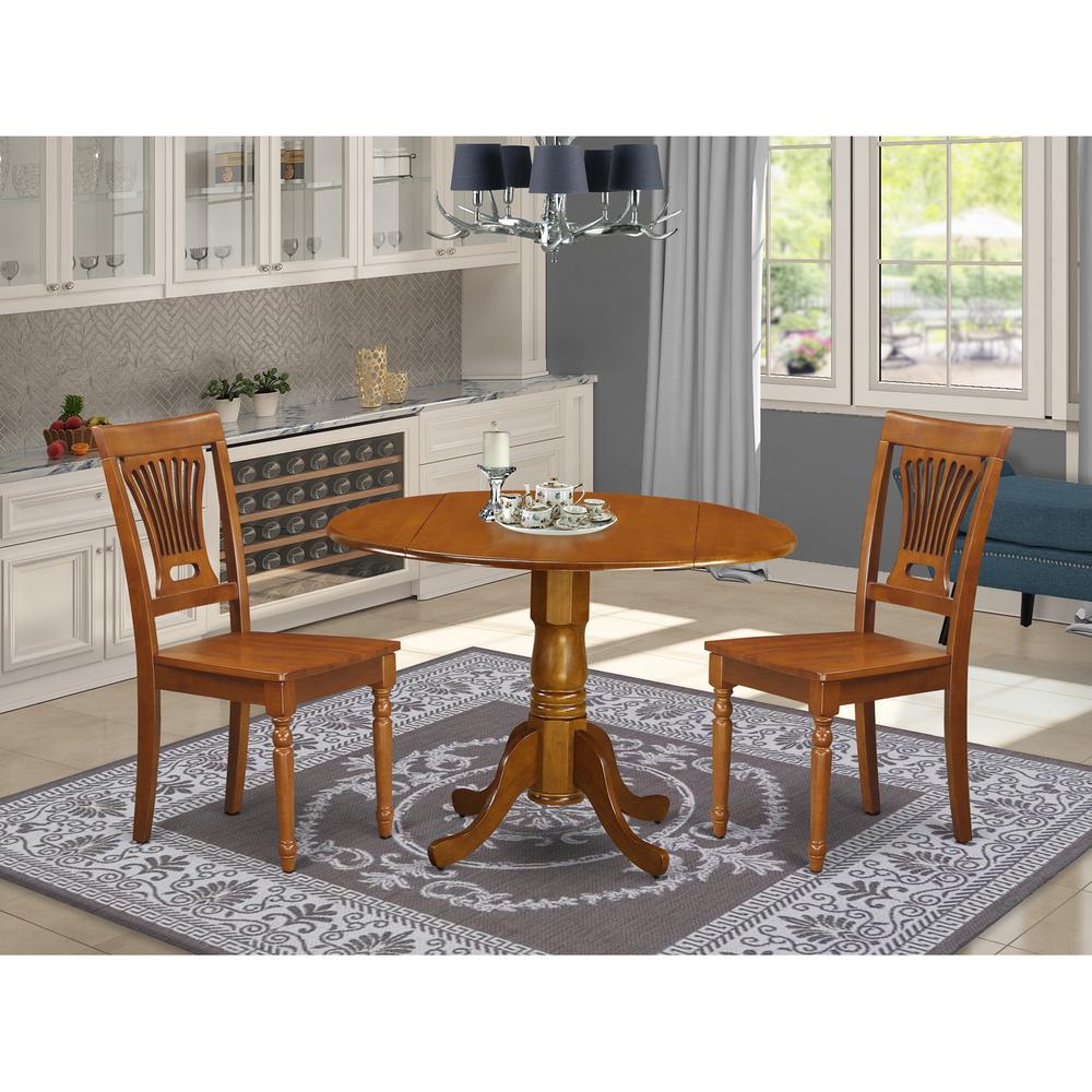 3  PC  small  Kitchen  Table  set-Kitchen  Dining  nook  plus  2  Dining  Chairs. Picture 2