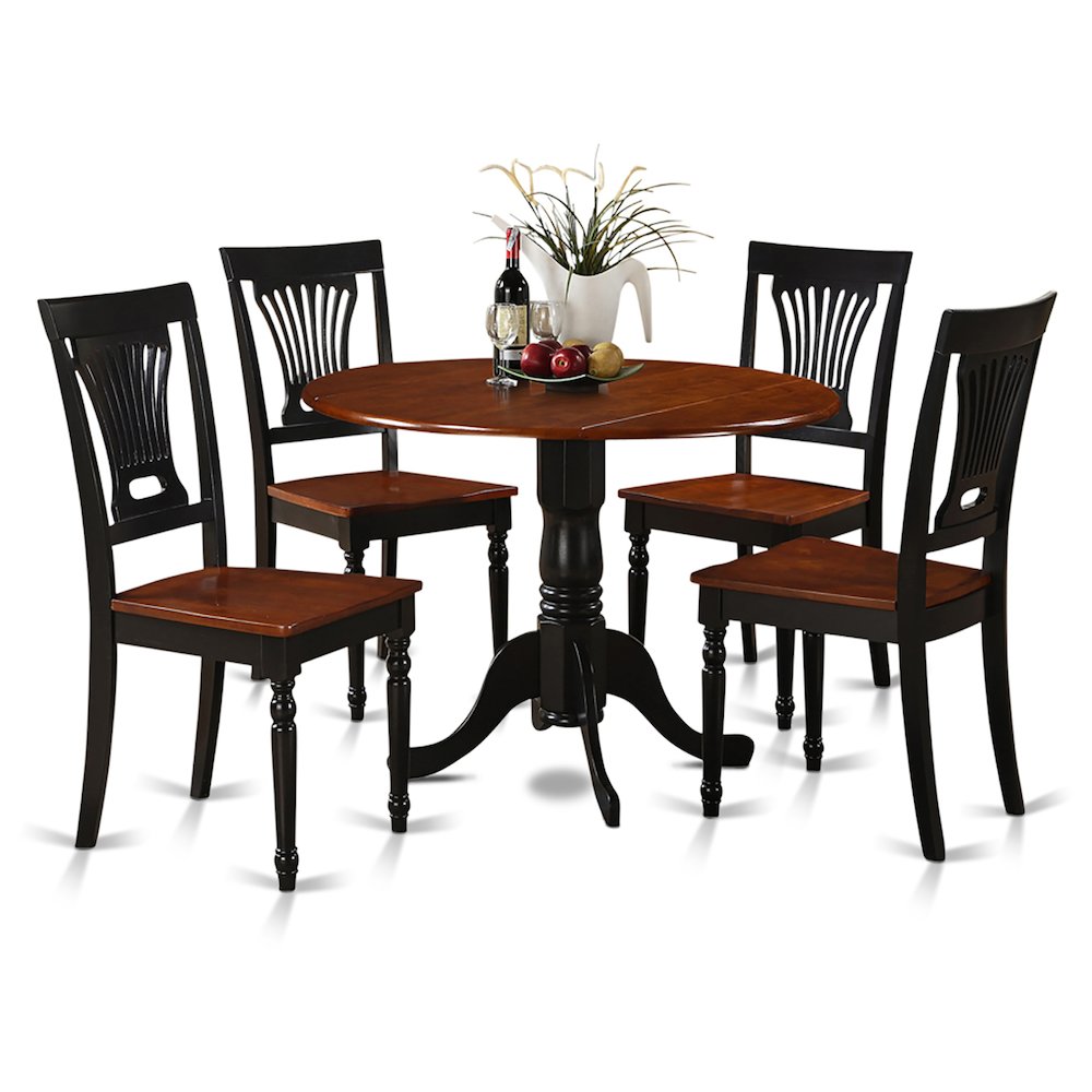 5  Pc  small  Kitchen  Table  and  Chairs  set-Table  and  4  dinette  Chairs. Picture 1
