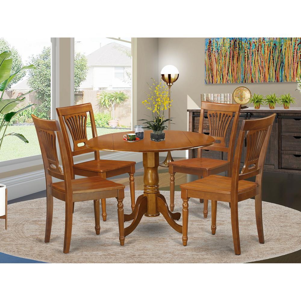 5  Pc  Kitchen  nook  Dining  set-small  Kitchen  Table  and  4  Dining  Chairs. Picture 2