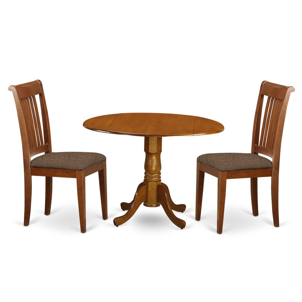 3 PC small Kitchen Table and Chairs set-breakfast nook plus 2 dinette Chairs. Picture 1