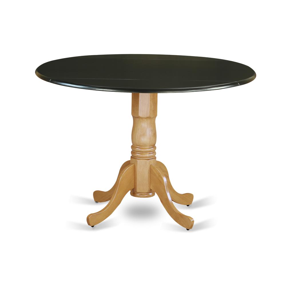 Dining Table Black & Oak, DLT-BOK-TP. Picture 1