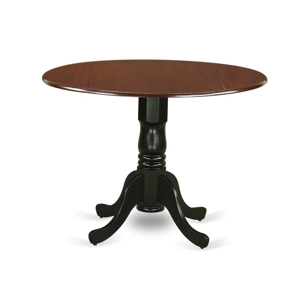 Dining Table Mahogany & Black, DLT-MBK-TP. Picture 1