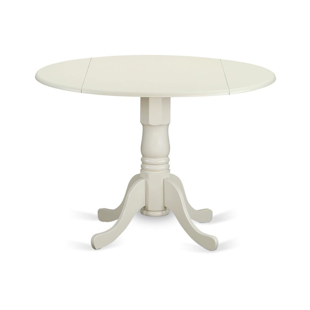 Compact Round Dining Table with Drop Leaves – Ideal for Small Spaces. Picture 1