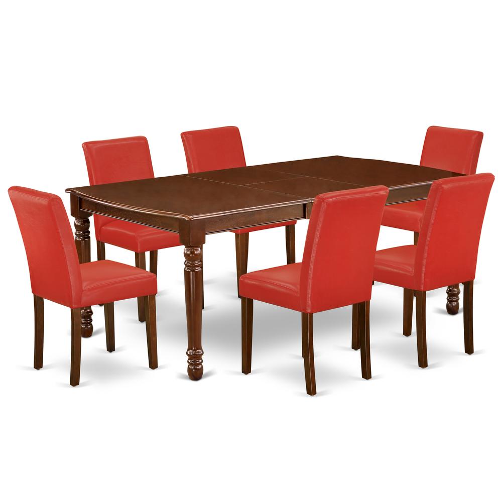 Dining Room Set Mahogany, DOAB7-MAH-72. Picture 1