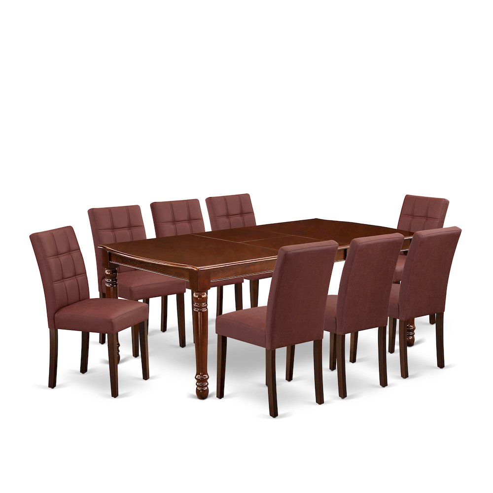 9 Piece Kitchen Table Set consists A Dinning Table. Picture 1