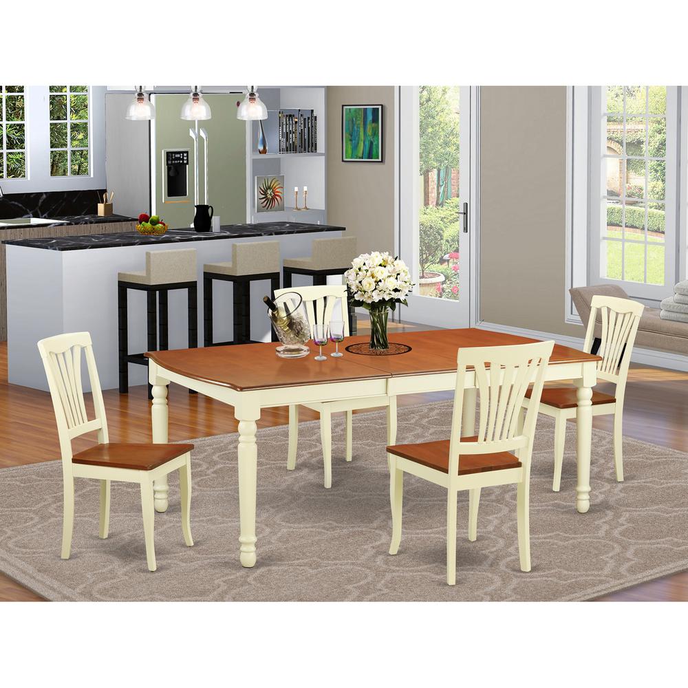 5  PC  dinette  Table  set  -  Kitchen  Table  and  4  Dining  Chairs. Picture 1