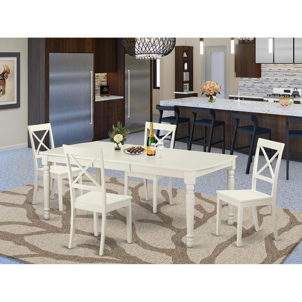 5  Pc  dinette  set  -Kitchen  Table  and  4  Dining  Chairs. Picture 2