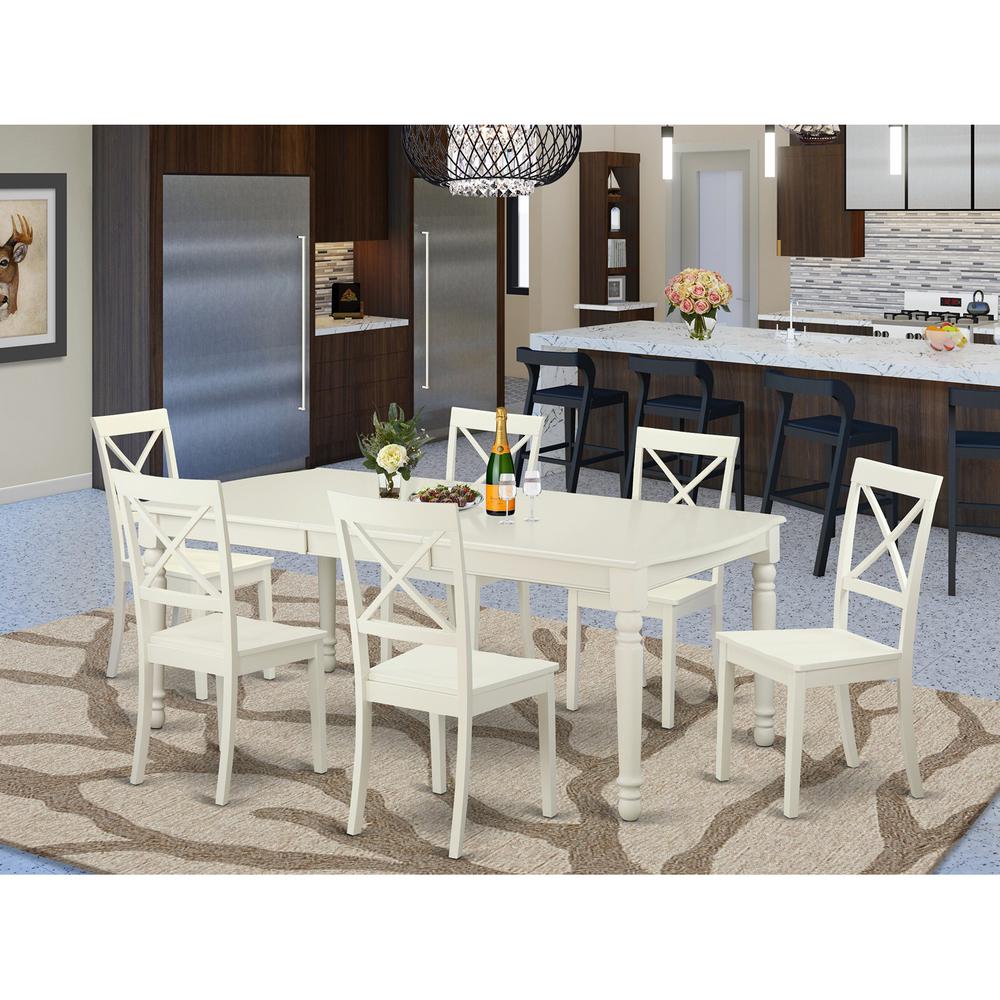 7  PC  Dining  room  set  for  6-Dinette  Table  and  6  Dining  Chairs. Picture 4
