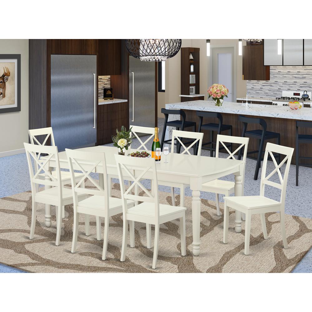 9  PC  dinette  Table  set  for  8-  Dining  Table  and  8  Dining  Chairs. Picture 4