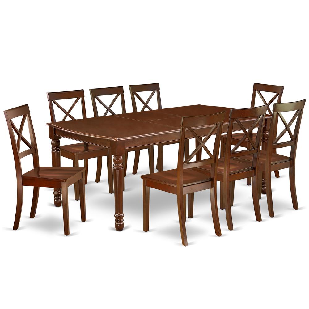 Dining Room Set Mahogany, DOBO9-MAH-W. Picture 1