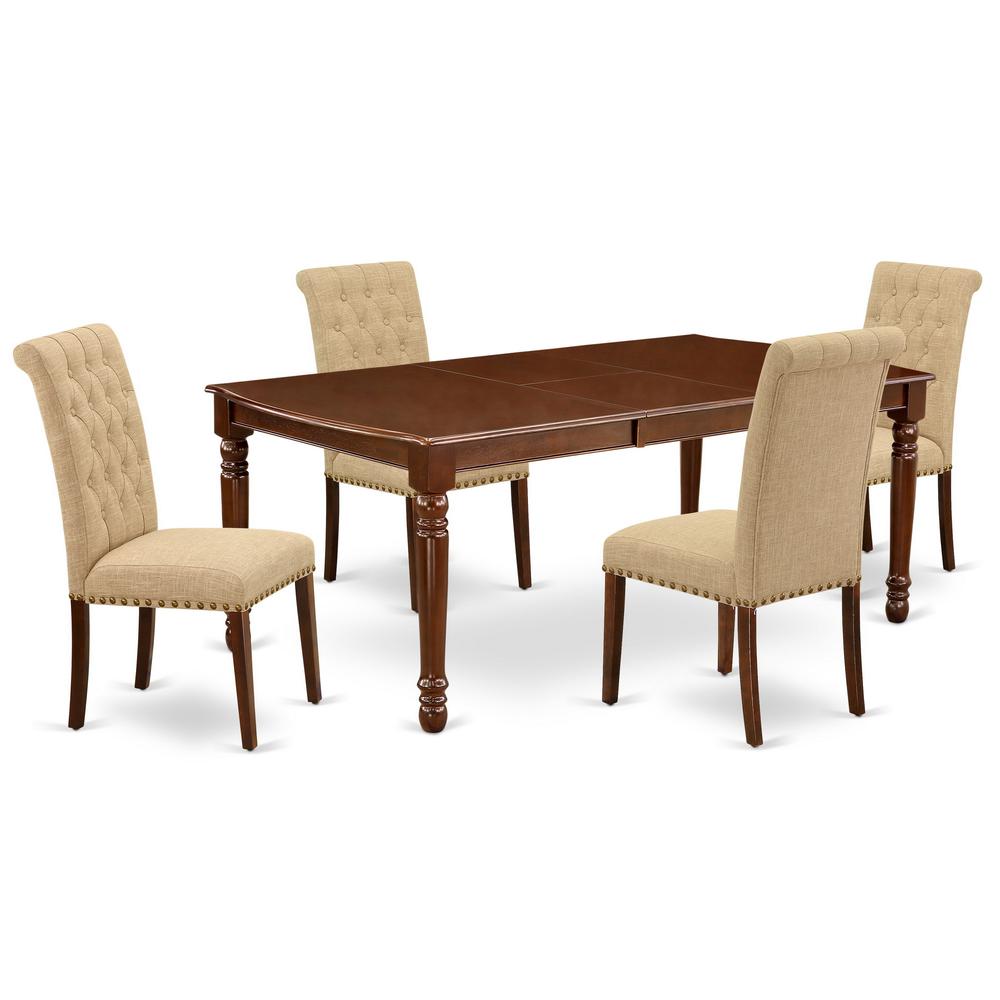Dining Room Set Mahogany, DOBR5-MAH-04. Picture 1