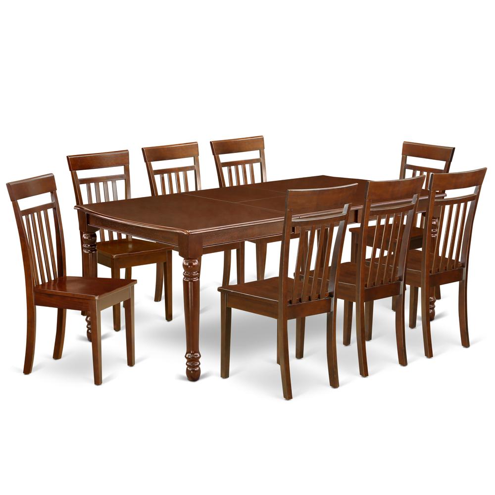 Dining Room Set Mahogany, DOCA9-MAH-W. Picture 1