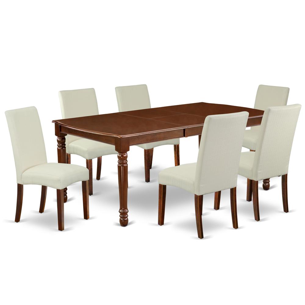 Dining Room Set Mahogany, DODR7-MAH-01. Picture 1
