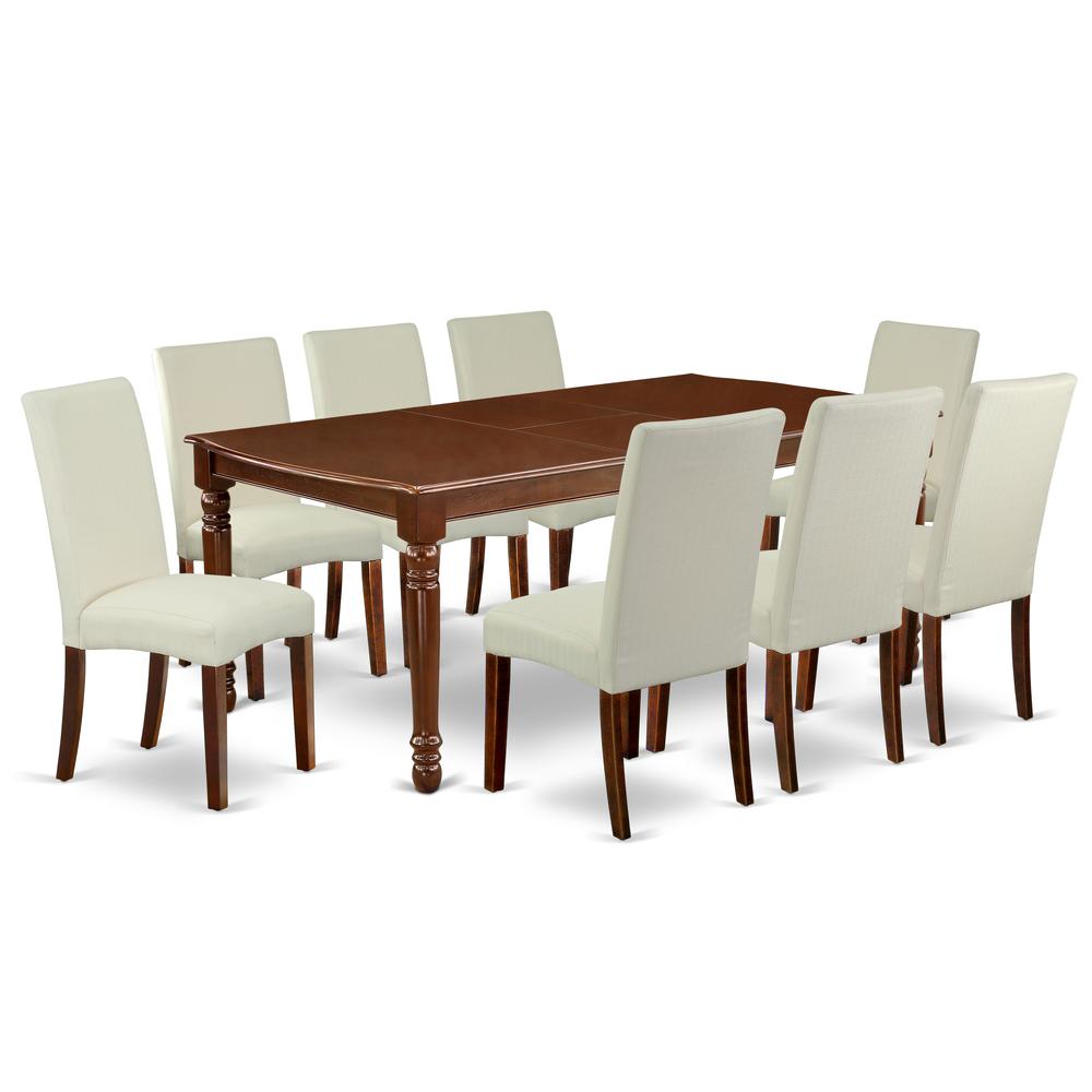 Dining Room Set Mahogany, DODR9-MAH-01. Picture 1