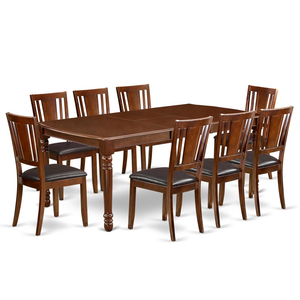 Dining Room Set Mahogany, DODU9-MAH-LC. Picture 1