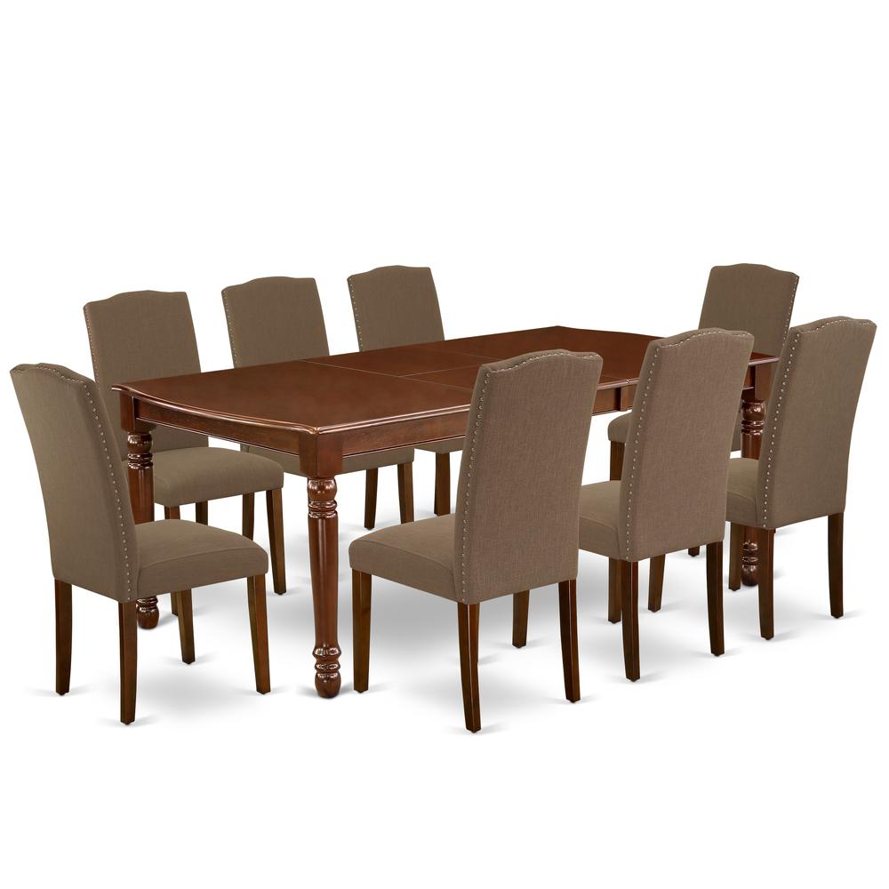 Dining Room Set Mahogany, DOEN9-MAH-18. Picture 1