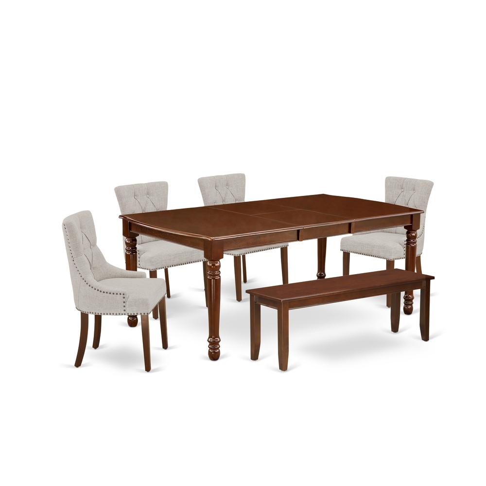 Dining Room Set Mahogany, DOFR6-MAH-05. Picture 1