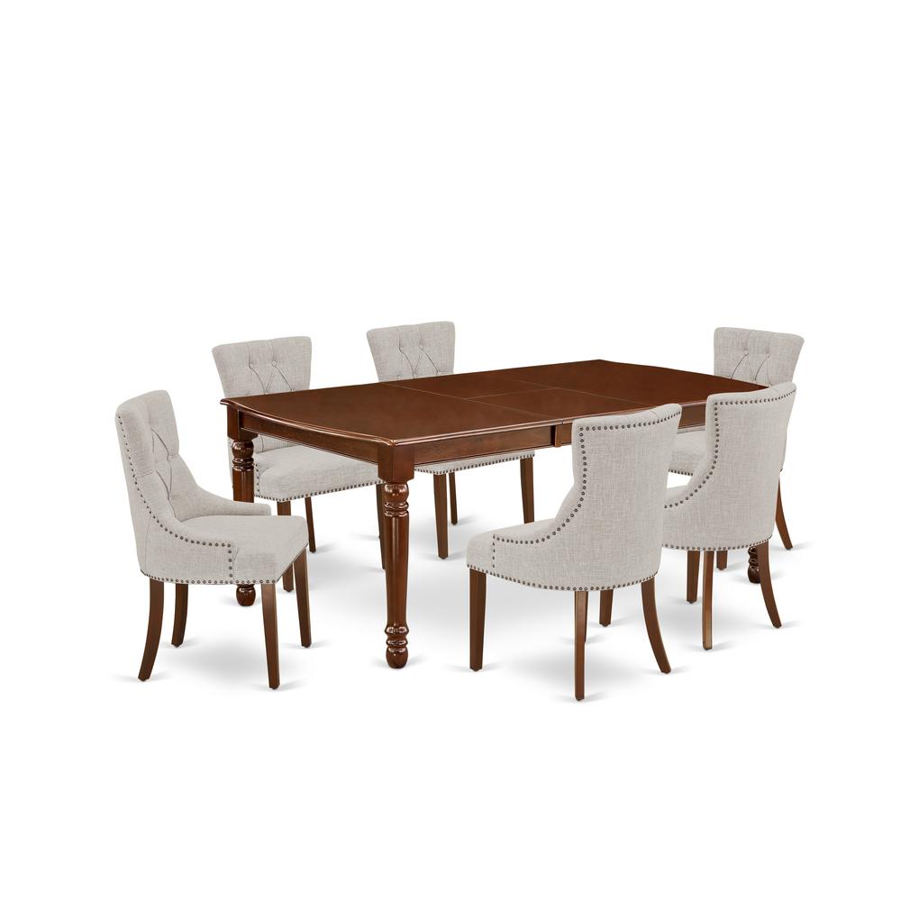 Dining Room Set Mahogany, DOFR7-MAH-05. Picture 1