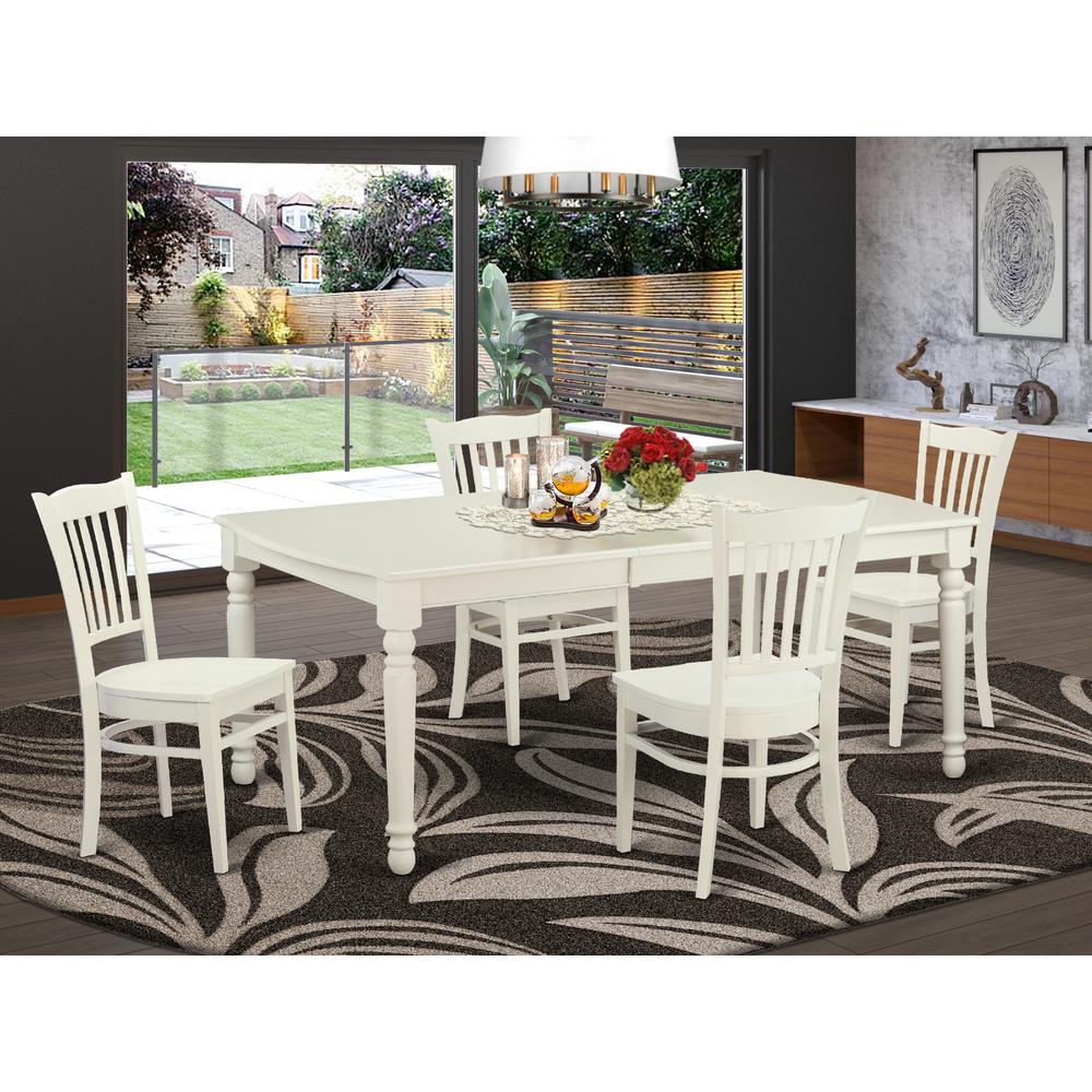 5  PC  small  Kitchen  Table  set  for  4-Dining  Table  and  4  dinette  Chairs. Picture 4