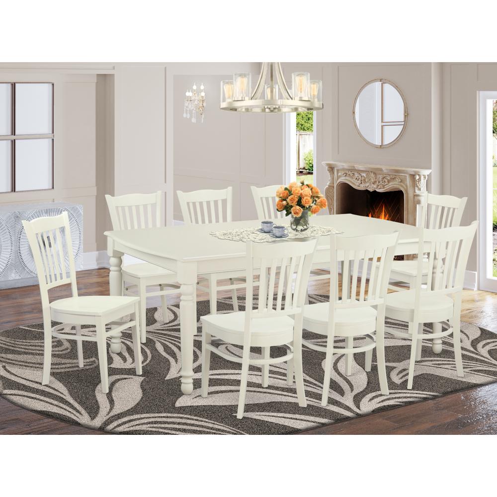 9  PC  Kitchen  nook  Dining  set  for  8-  Dining  Table  and  8  Dining  Chairs. Picture 4