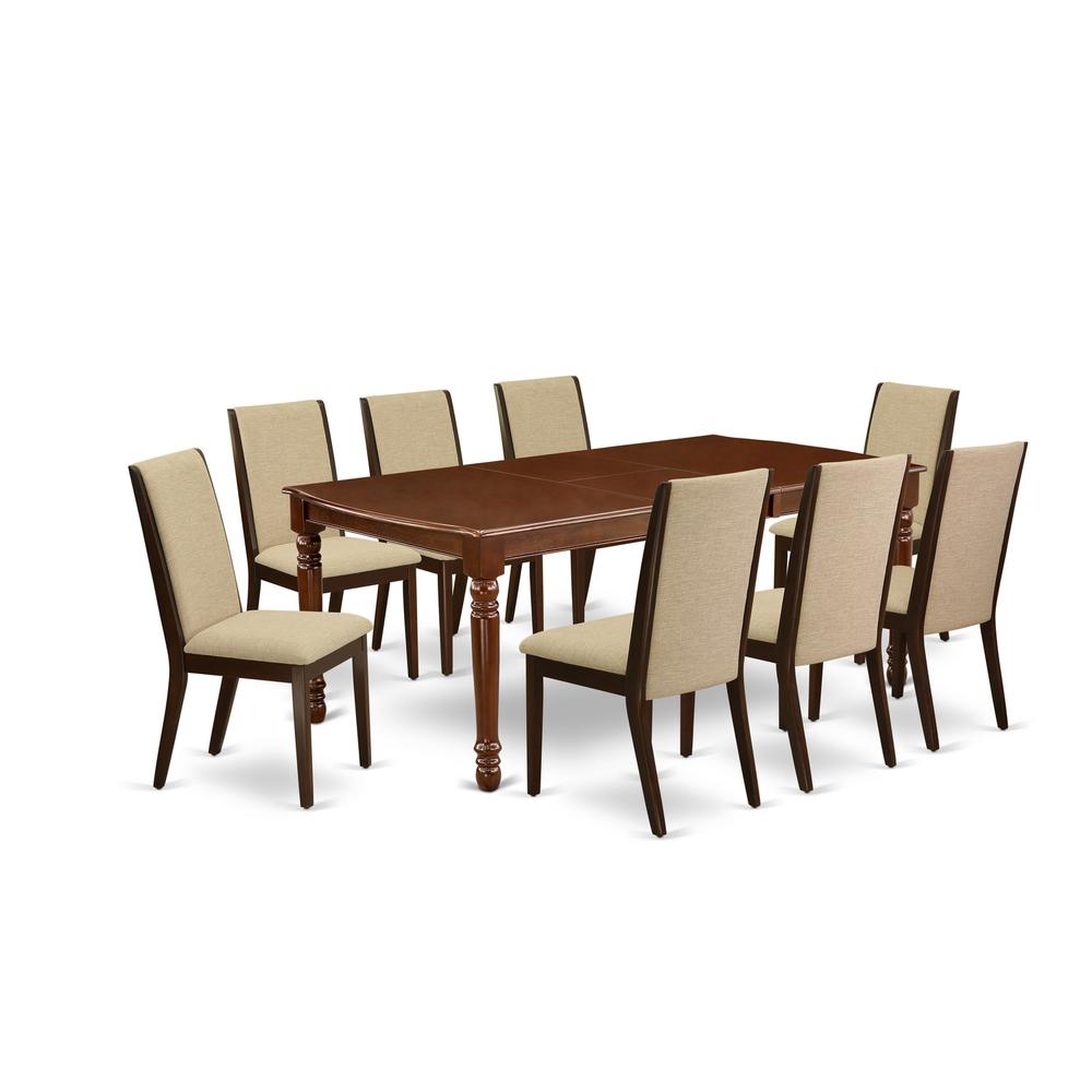 Dining Room Set Mahogany, DOLA9-MAH-04. Picture 1