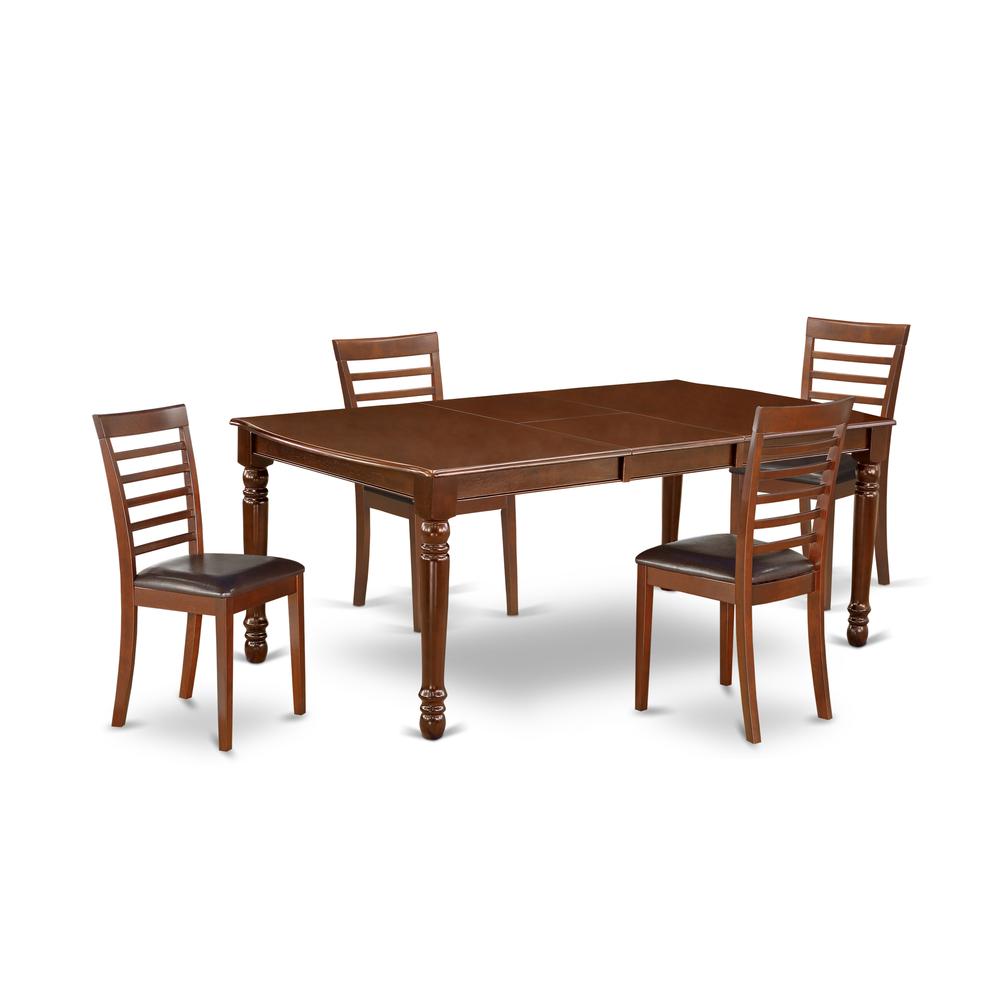 Dining Room Set Mahogany, DOML5-MAH-LC. Picture 1