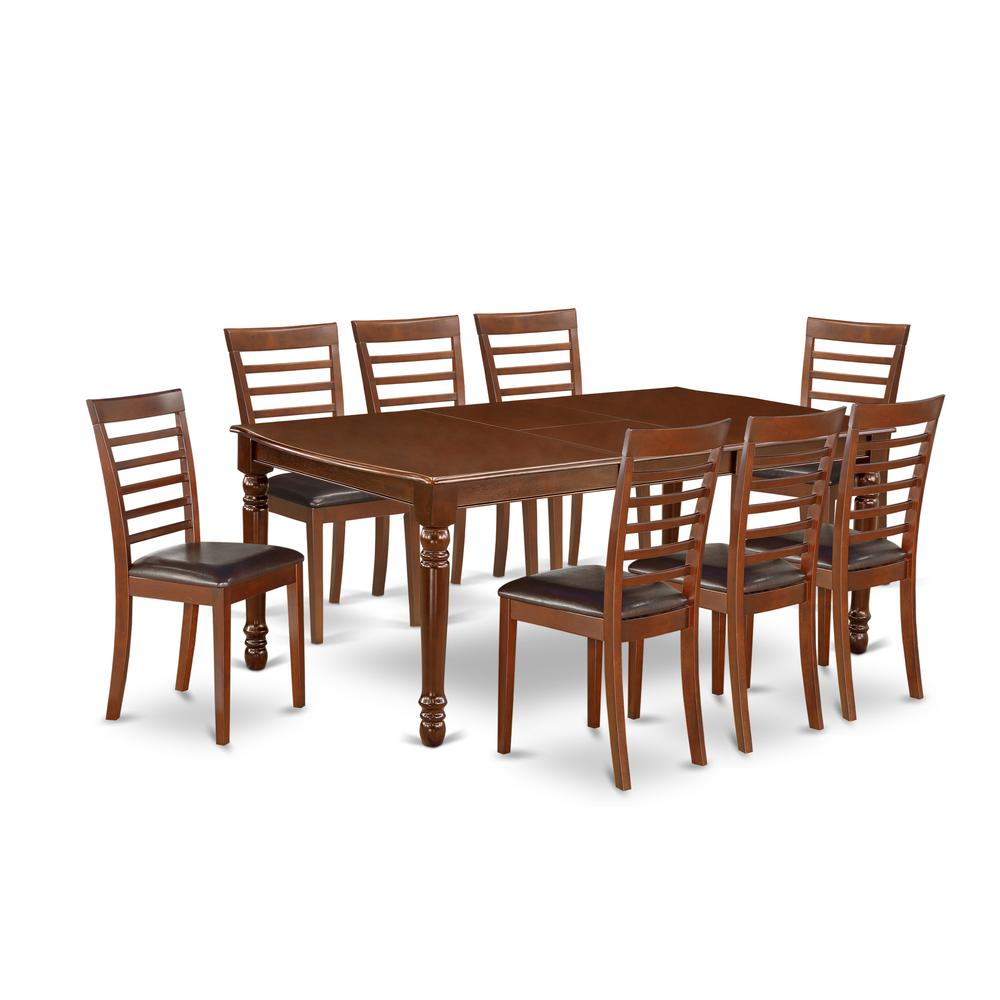 Dining Room Set Mahogany, DOML9-MAH-LC. Picture 1
