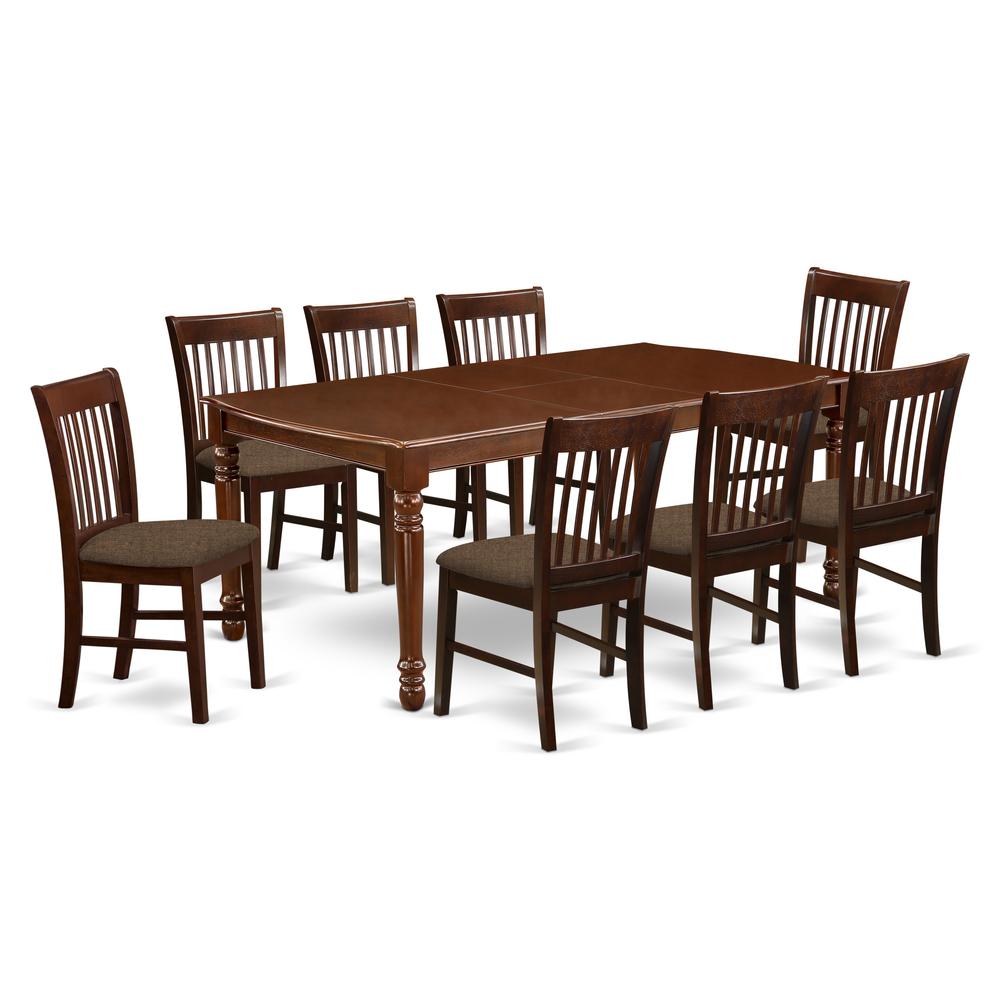 Dining Room Set Mahogany, DONO9-MAH-C. Picture 1